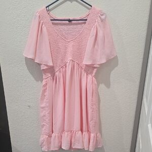 Charming Pink Women's Dress